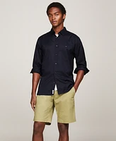Tommy Hilfiger Men's Regular-Fit Stretch Poplin Button-Down Shirt
