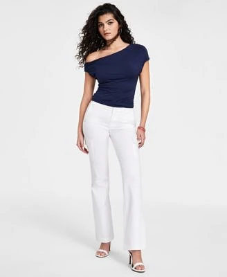 Guess Womens Miraya Off The Shoulder Top Womens Cargo Bootcut Pants