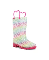 Western Chief Little Girls Leopard Lighted Rain Boot