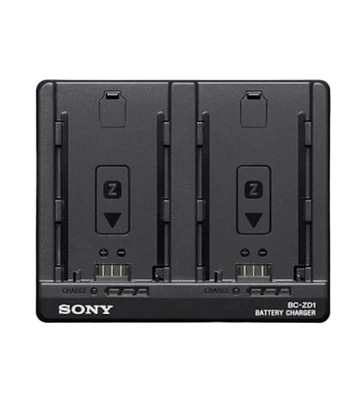 Sony Bc ZD1 Black Dual Battery Charger for Z Battery Model Np FZ100