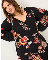 FatFace Plus Emma Midi Dress