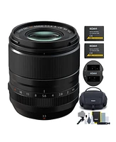 Fujifilm Fujinon Xf 33mm f/1.4 R Lm Wr Lens Bundle with Battery and Accessories