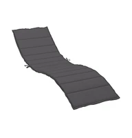 Sun Lounger Cushion Anthracite 78.7"x23.6"x1.2" Oxford Fabric