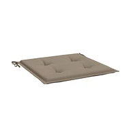 Garden Chair Cushions 6 pcs Taupe 15.7"x15.7"x1.6" Oxford Fabric