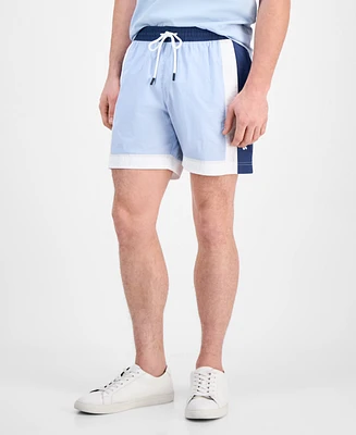 Hugo Boss Men's Colorblocked Drawstring 5" Swim Shorts