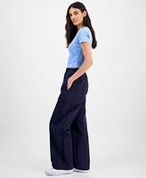 Hugo Women's Pull-On Wide-Leg Pants