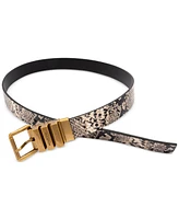 Michael Kors Women's 28mm Reversible Snake Belt