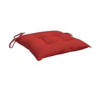 Chair Cushions 6 pcs Red 19.7"x19.7"x2.8" Oxford Fabric