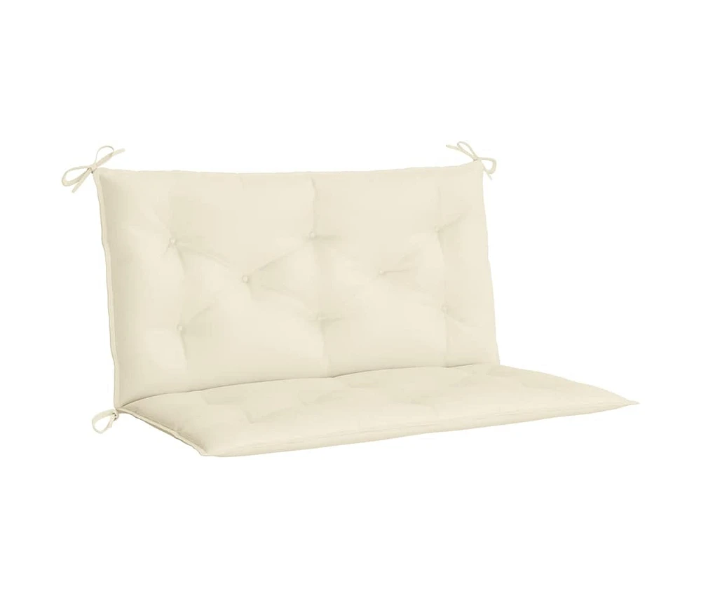 Garden Bench Cushion 39.4"x(19.7"+19.7")x2.8" Oxford Fabric