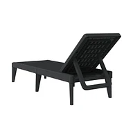 Sun Lounger Anthracite 73.2"x23.6"x11.4" Pp