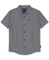 Quiksilver Big Boys Oxford Classic Short-Sleeve Woven Cotton Shirt