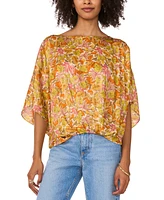 Vince Camuto Women's Floral-Printed Dolman-Sleeve Top