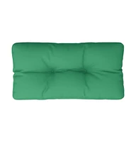 vidaXL Pallet Cushion Green 31.5"x15.7"x4.7" Fabric