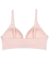 Calvin Klein Big Girls Seam-free Embossed Hybrid Bra