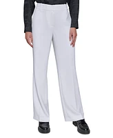 Karl Lagerfeld Paris Women's Bootcut High-Rise Pants