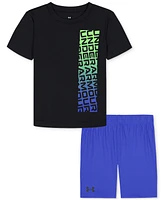 Under Armour Toddler & Little Boys Ua Tech Logo T-Shirt Shorts Set