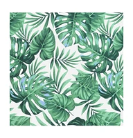 Sun Lounger Cushion Leaf Pattern Oxford Fabric