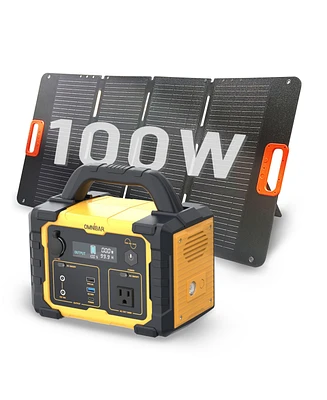 Mondawe 300W Portable Power Station 299.5Wh Solar Generator with Ac Outlet