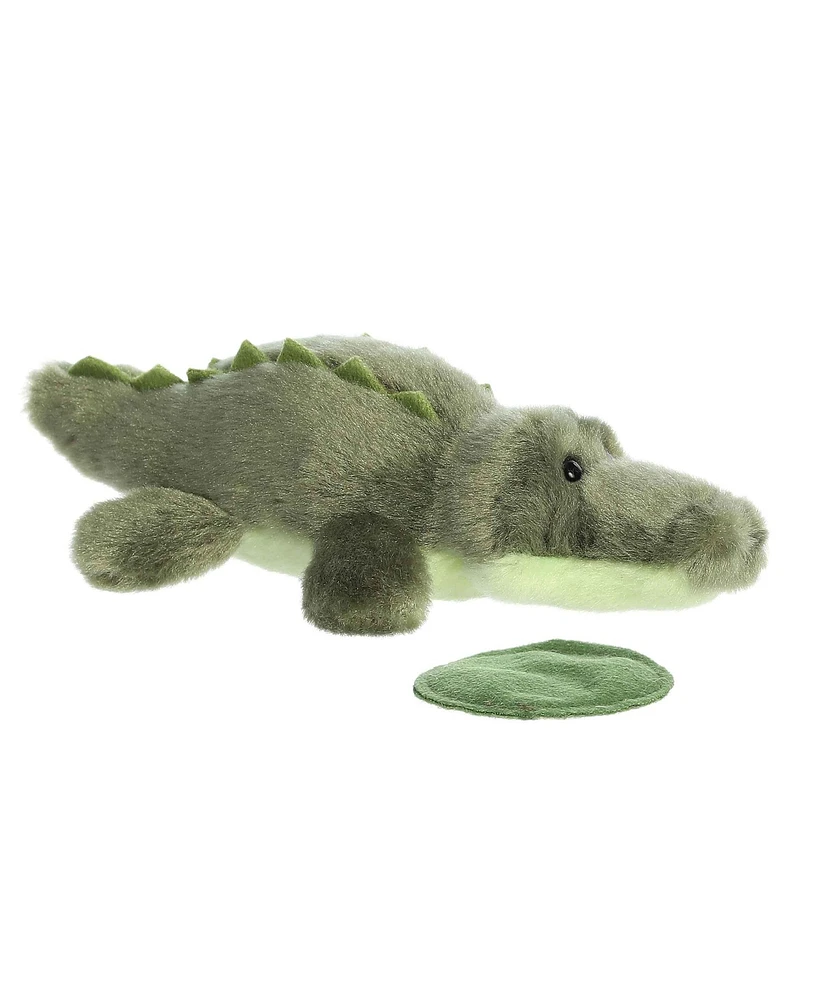 Aurora Small Kirk Alligator Shoulderkins Adorable Plush Toy Green 6.5"