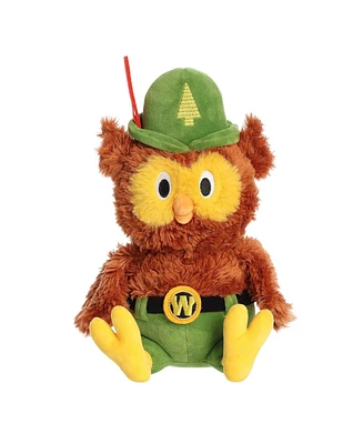 Aurora Medium Woodsy Owl Official Licensed Plush Toy Brown 10"