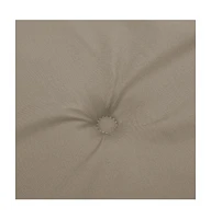 Garden Chair Cushions pcs Taupe 15.7"x15.7"x1." Oxford Fabric