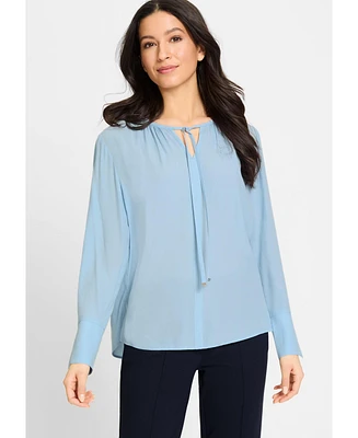 Olsen Women's Solid Tunic Blouse