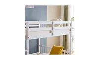 Slickblue Bunk Bed with Trundle Bed for Space-Saving and Extra Sleeping Arrangement