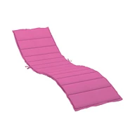 vidaXL Sun Lounger Cushion Pink Oxford Fabric