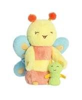 ebba Medium Mari Butterfly & Posy Caterpillar Snuggawugs Heartwarming Baby Plush Toy Multicolor 11"