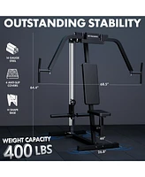 Er Kang Chest Fly Machine, 350 lbs Upper Body Specialty Machine for Pectoral and Rear Deltoid, Reverse Delt Machine, Chest, Back, and Shoulder Trainin