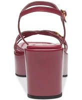 Coach Women's Ginny Leather Platform Sandals
