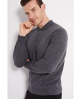 Gobi Cashmere Men's Polo Neck Sweater