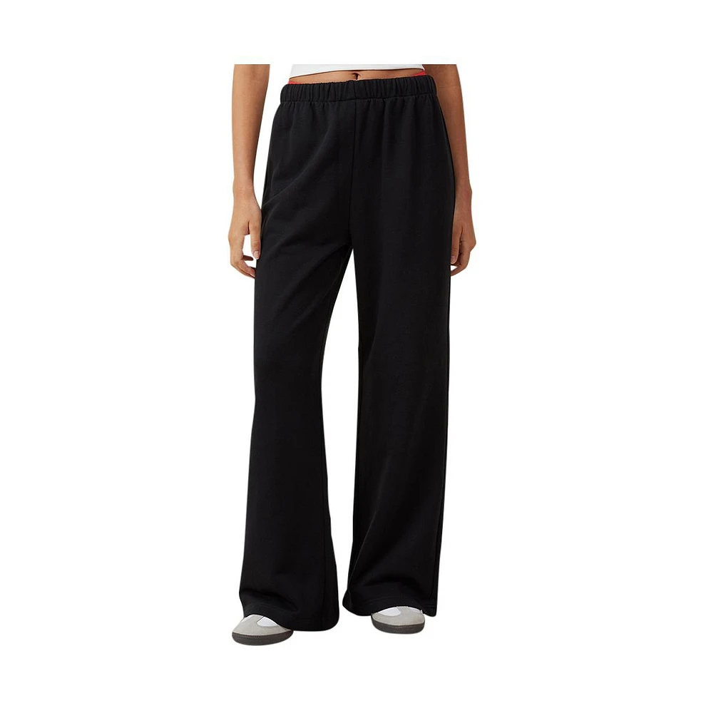 Cotton On Women's Classic Fleece Wide Leg Sweatpant