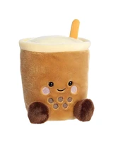 Aurora Small Party Sized Milky Tea Boba Palm Pals Adorable Plush Toy Brown 7.5"