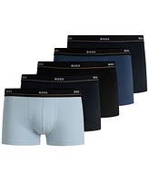 Boss by Hugo Men's 5-Pack Essential Logo Trunks