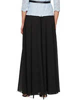 Alex Evenings Petite Chiffon Maxi Skirt