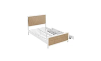 Slickblue Platform Bed with 2 Drawers for Sleek Storage and Modern Bedroom Design