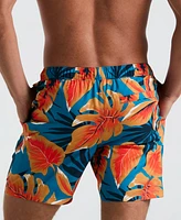 Original Penguin Men's Tropical Leaf Swim Shorts