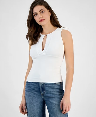Guess Women's Aubrey Keyhole Sleeveless Top