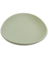 Haven 7" Egg Shaped Stoneware Plates, Set of 4