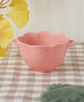 Haven 7" Scalloped Stoneware Berry Basket