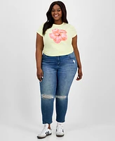 Grayson Threads, The Label Trendy Plus Hibiscus Graphic Baby T-Shirt