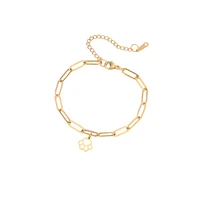 LoyalPrint Delicate Paw Print Link Bracelet