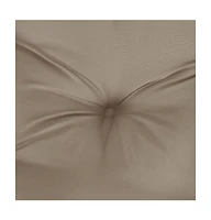 Pallet Cushions 3 pcs Taupe Fabric