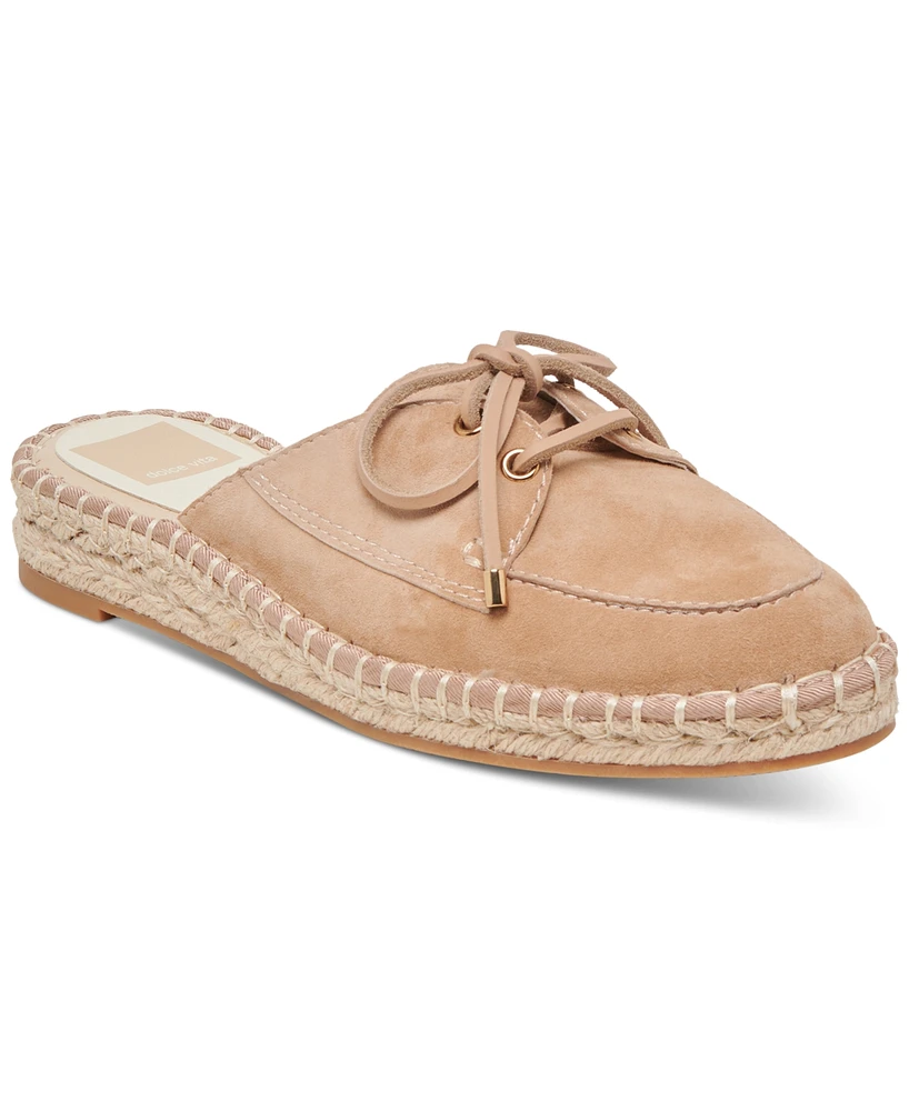 Dolce Vita Women's Hatie Bow Espadrille Boat Slide Mules