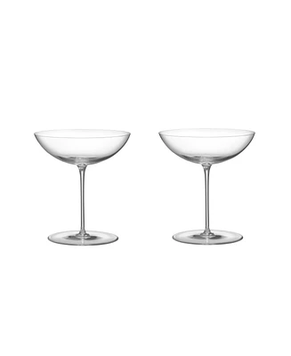 Orrefors Geometry Cocktail Glass, Set of 2