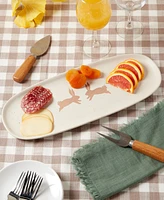 Haven Easter Bunny 14.5" Narrow Serving Tray