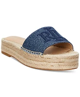 Lauren Ralph Women's Polly Espadrille Flat Sandals