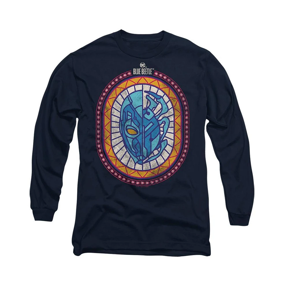 Blue Beetle Men's Reyes Courage Long Sleeve Adult Tee / T-Shirt