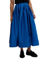 Free People Women's Emilia Pleated A-Line Maxi Skirt